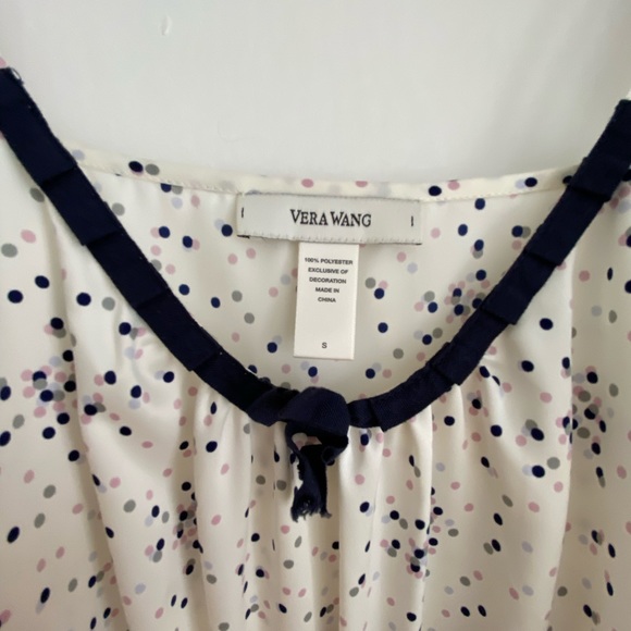 💥SOLD ON ANOTHER SITE!! POSHER CHEAP😋! NWOT VERA WANG 3 RUFFLE SATIN SLIP - Picture 7 of 7